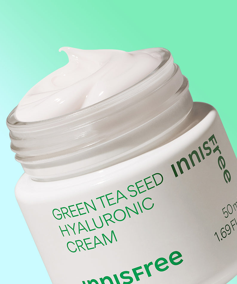 INNISFREE Green Tea Seed Hyaluronic Cream 50ml disponible sur Ma petite Coree, ton Eshop 100% K-beauty en direct de Seoul