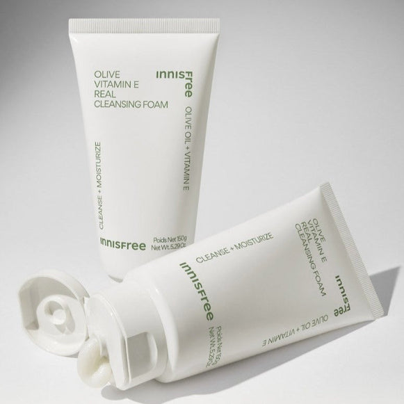 INNISFREE Olive Vitamin E Real Cleansing Foam 150ml disponible sur Ma petite Coree, ton Eshop 100% K-beauty en direct de Seoul