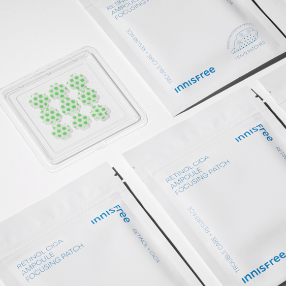 INNISFREE Retinol Cica Ampoule Focusing Patch disponible sur Ma petite Coree, ton Eshop 100% K-beauty en direct de Seoul