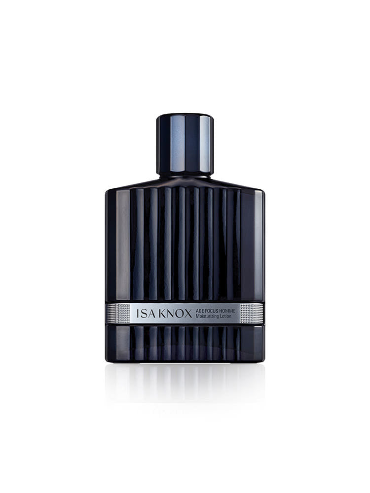ISAKNOX  Age Focus Homme Moisturizing Emulsion 150ml, flacon crème hydratante homme sur fond blanc, marque ISAKNOX