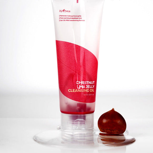 ISNTREE Chestnut LHA Jelly Cleansing Oil 150ml disponible sur Ma petite Coree, ton Eshop 100% K-beauty en direct de Seoul