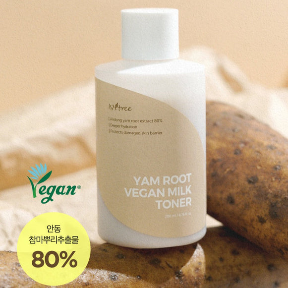 ISNTREE Yam Root Vegan Milk Toner 200ml disponible sur Ma petite Coree, ton Eshop 100% K-beauty en direct de Seoul