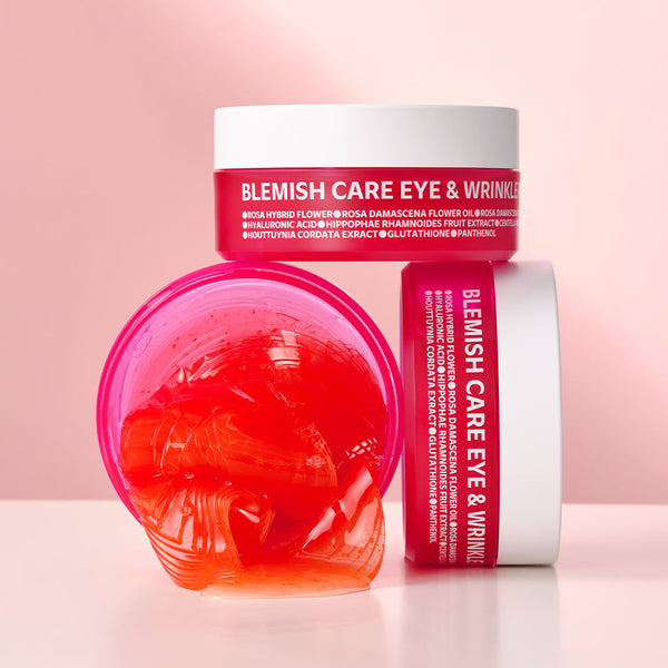 Photo produit: ISOI Blemish Care Eye & Wrinkle Patch 90p 90g, marque ISOI, patchs pour yeux, fond rose