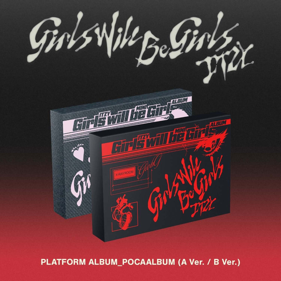 ITZY - [Girls Will Be Girls] PLATFORM ALBUM (POCAALBUM A / B Ver.) (Random) - Album Kpop