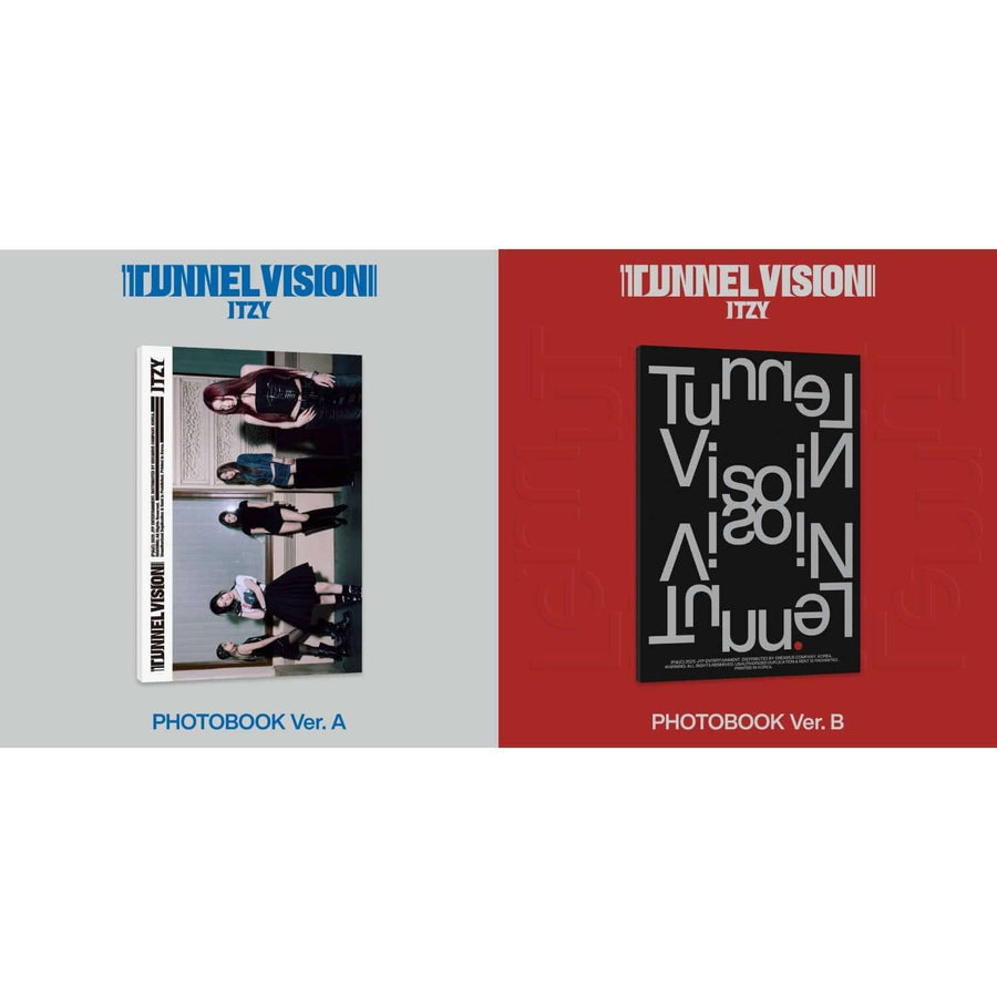ITZY - [TUNNEL VISION] (Photobook Ver.) (A/B Ver.) (Random 1 of 2) - Album Kpop