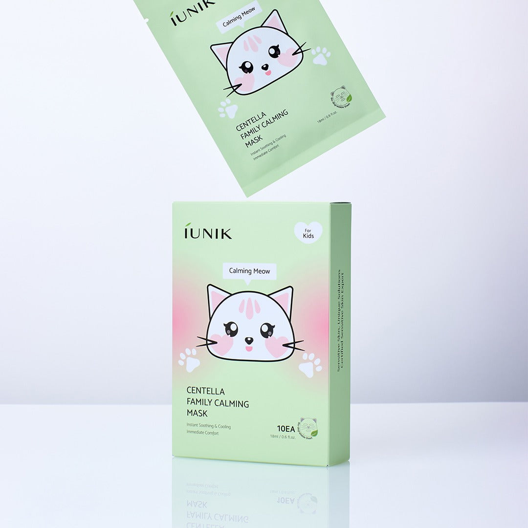IUNIK Centella Family Calming Mask for Kids (10 sheets)