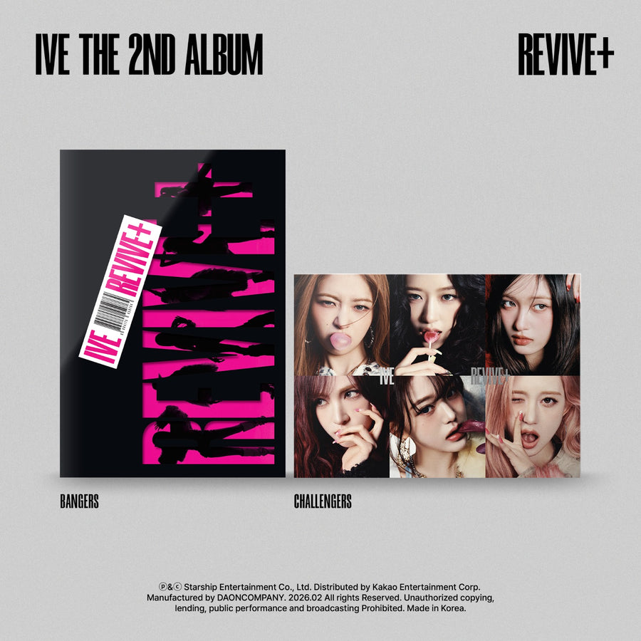 IVE - THE 2ND ALBUM [REVIVE+] (BANGERS ver. / CHALLENGERS ver.) (Random 1 of 2) - Album Kpop