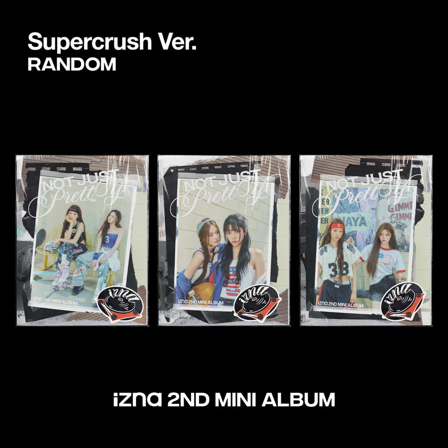 IZNA - 2nd Mini Album [Not Just Pretty] POSTERBOOK Ver. (Supercrush Ver.) (Random 1 of 3) - Album Kpop