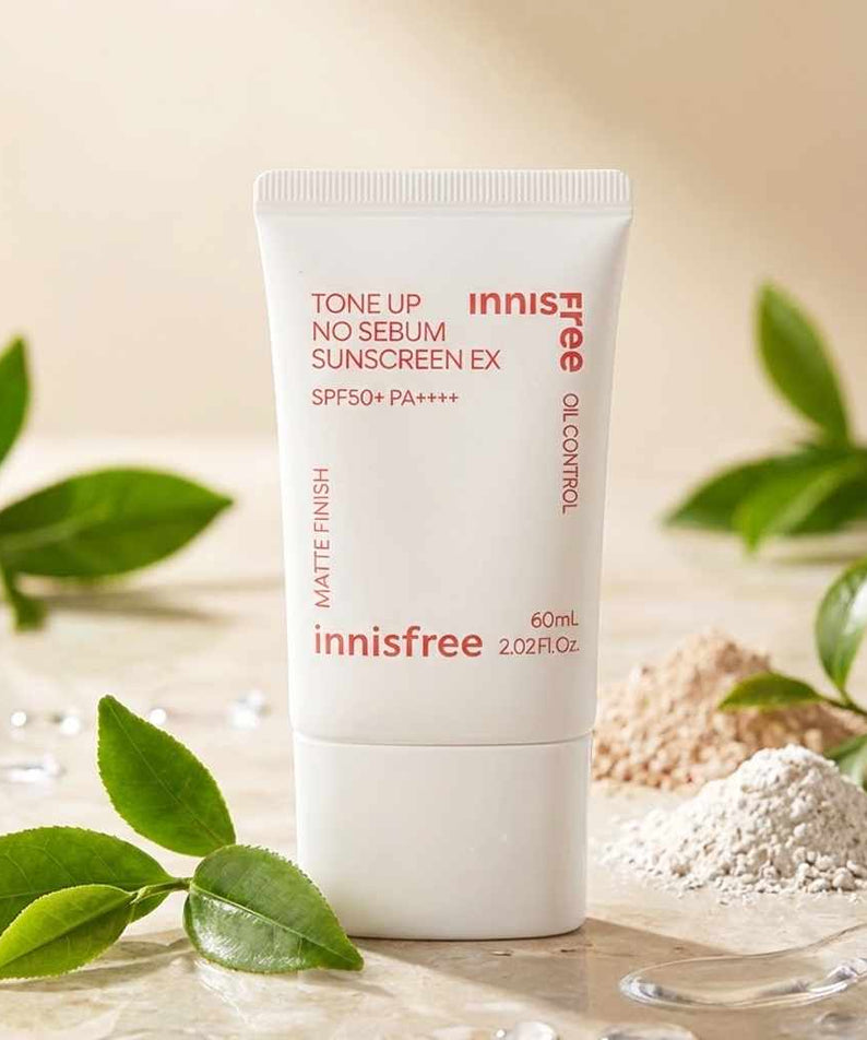 INNISFREE Tone Up No Sebum Sunscreen EX SPF 50+ PA++++ 60ml