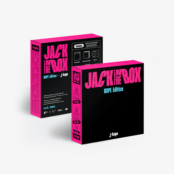 J-HOPE Jack In The Box Album (Hope Edition) disponible sur Ma petite Coree, ton Eshop 100% K-beauty en direct de Seoul