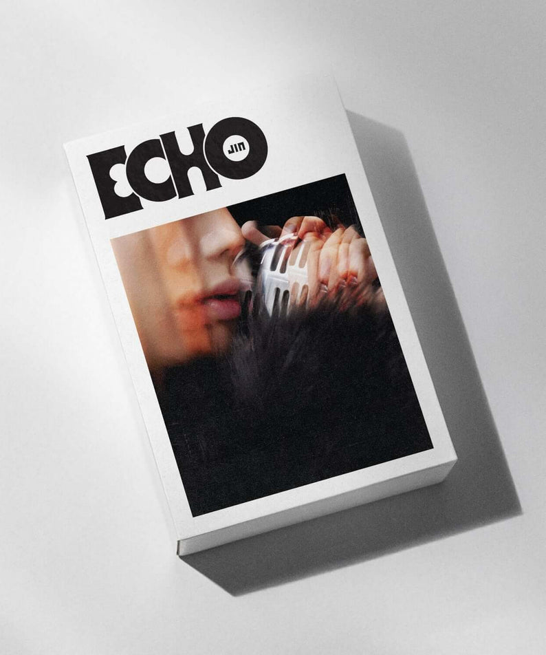 JIN (BTS) - 2nd Album [Echo] (Weverse Albums ver.) - Album Kpop : couverture Echo sur fond clair, style studio Weverse