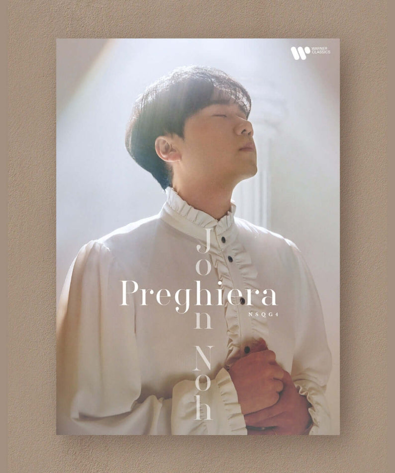 JOHN NOH - [NSQG 4 – Preghiera] - Album Kpop : couverture avec le chanteur en tenue blanche, ambiance prière