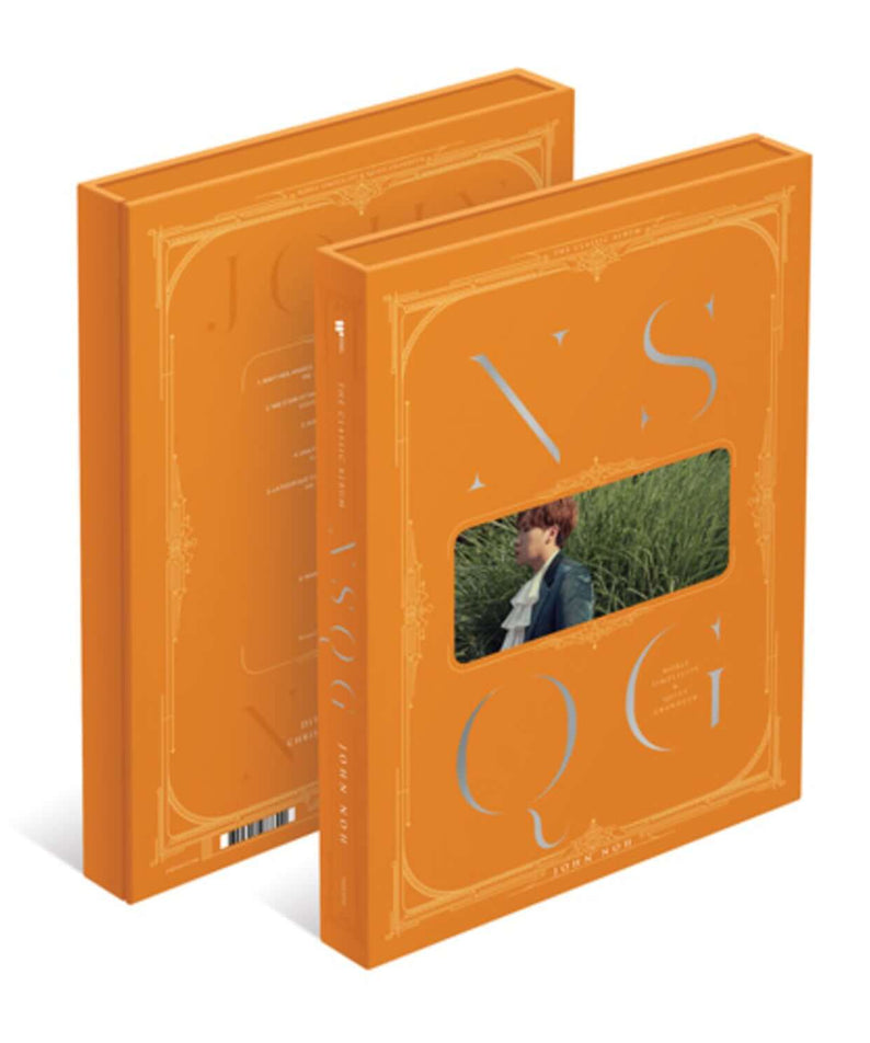 JOHN NOH - [The Classic Album : NSQG (Limited Luxury Version)] - Album Kpop, jaquette orange luxe avec photo sur fond blanc