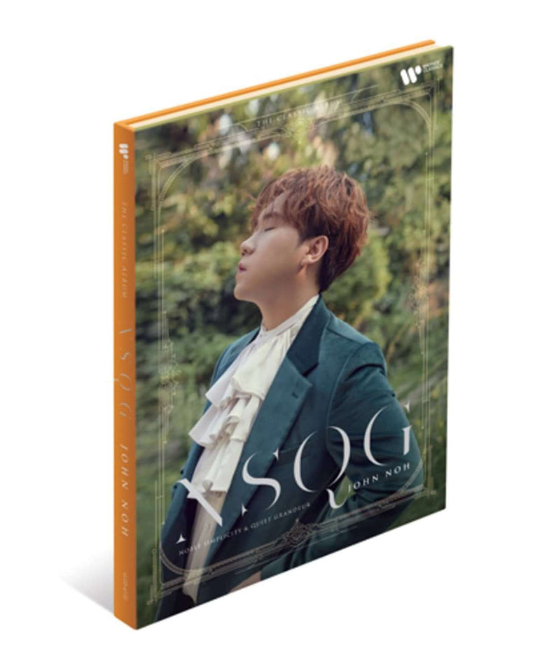 JOHN NOH - [The Classic Album : NSQG (Standard Version)] - Album Kpop, jaquette du chanteur en extérieur, fan de Kpop