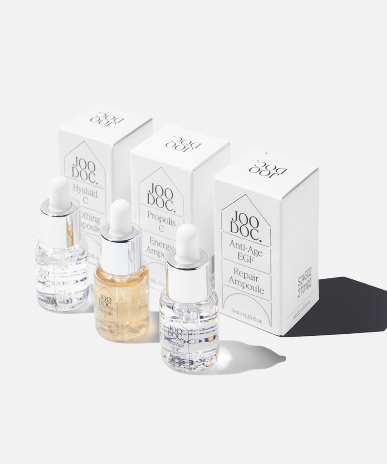 JOODOC  Barrier Glow 3-Piece Ampoule Routine Kit