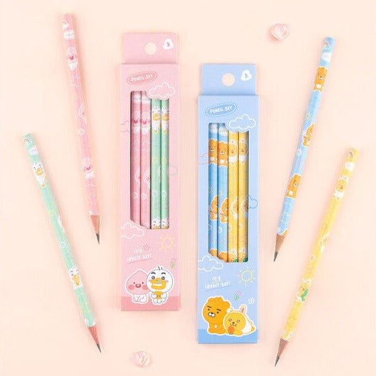 KAKAO FRIENDS Lovely Pencil Set disponible sur Ma petite Coree, ton Eshop 100% K-beauty en direct de Seoul