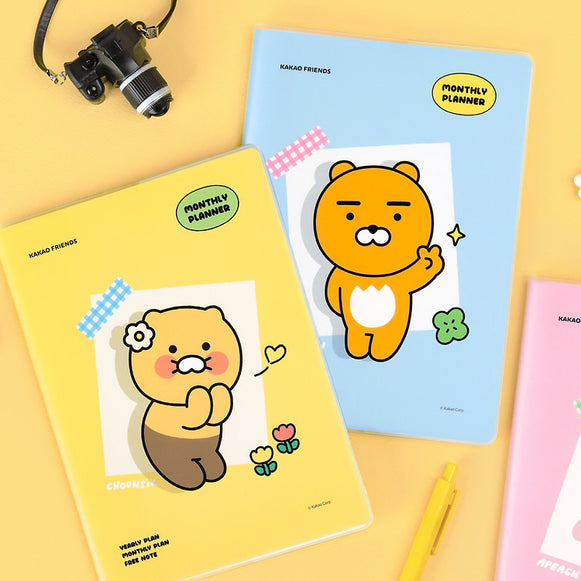 KAKAO FRIENDS Monthly Planner A5 disponible sur Ma petite Coree, ton Eshop 100% K-beauty en direct de Seoul