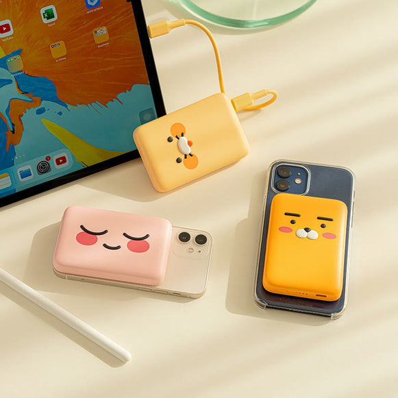 KAKAO FRIENDS Wireless Magnetic Battery 5000mAh disponible sur Ma petite Coree, ton Eshop 100% K-beauty en direct de Seoul
