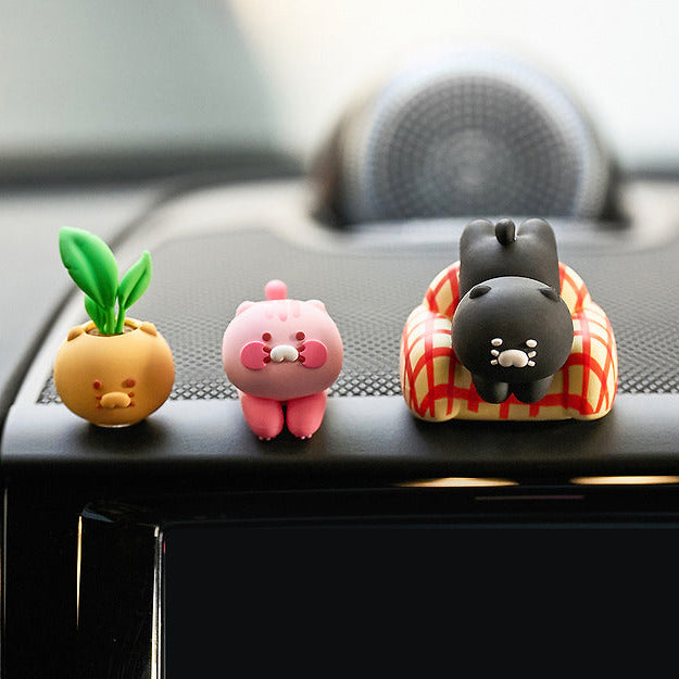 KAKAO FRIENDS Black Chun Deco Figure Set