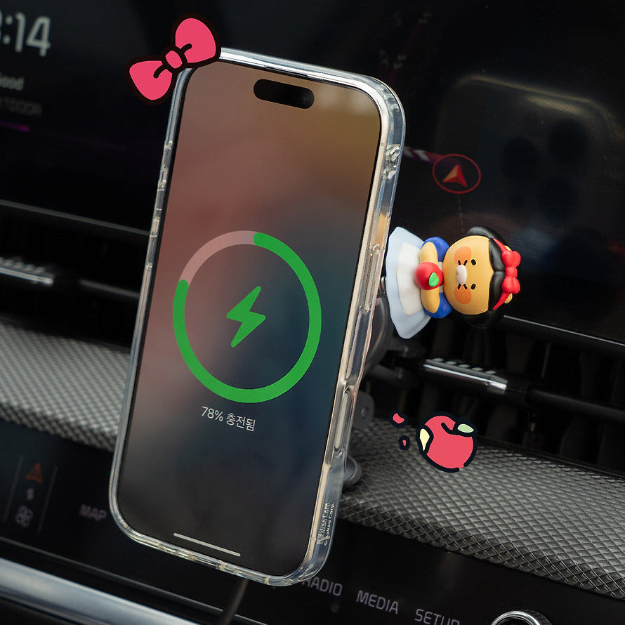 KAKAO FRIENDS Chunsik Bus Fly Magnetic Wireless Charger