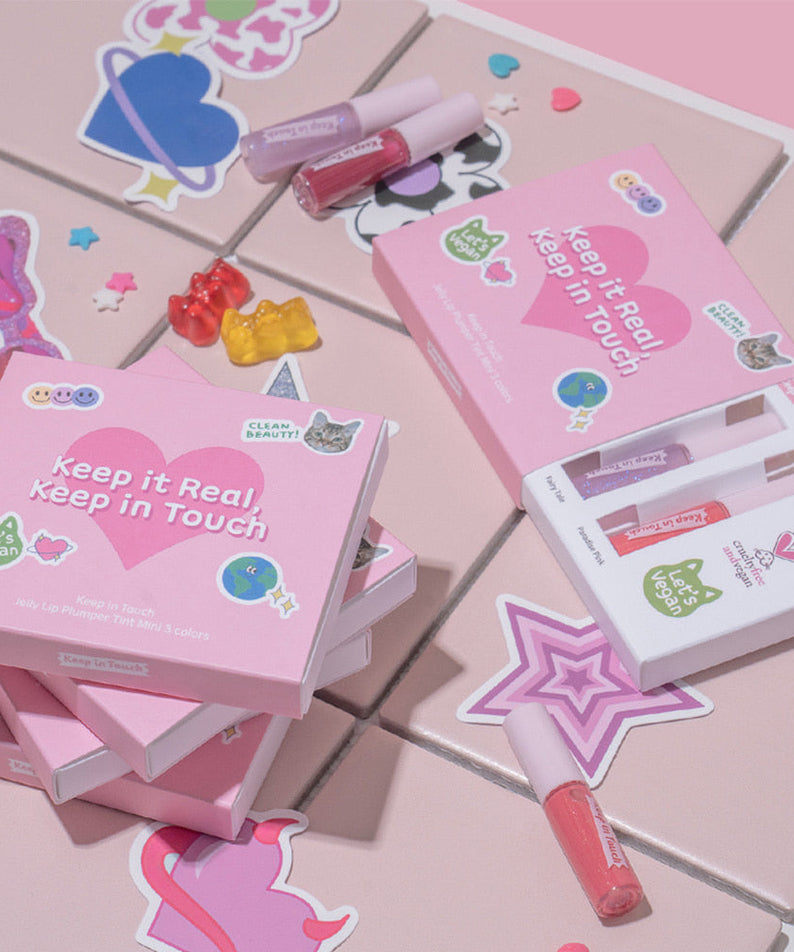KEEP IN TOUCH Jelly Lip Plumper Tini Mini 3 Colors Set disponible sur Ma petite Coree, ton Eshop 100% K-beauty en direct de Seoul