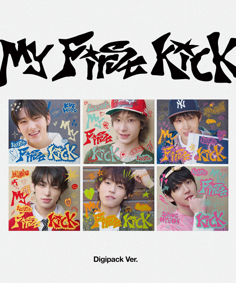 KICKFLIP - My First Kick (Digipack Ver.) - album Kpop : cover digipack avec visuels et photos des membres