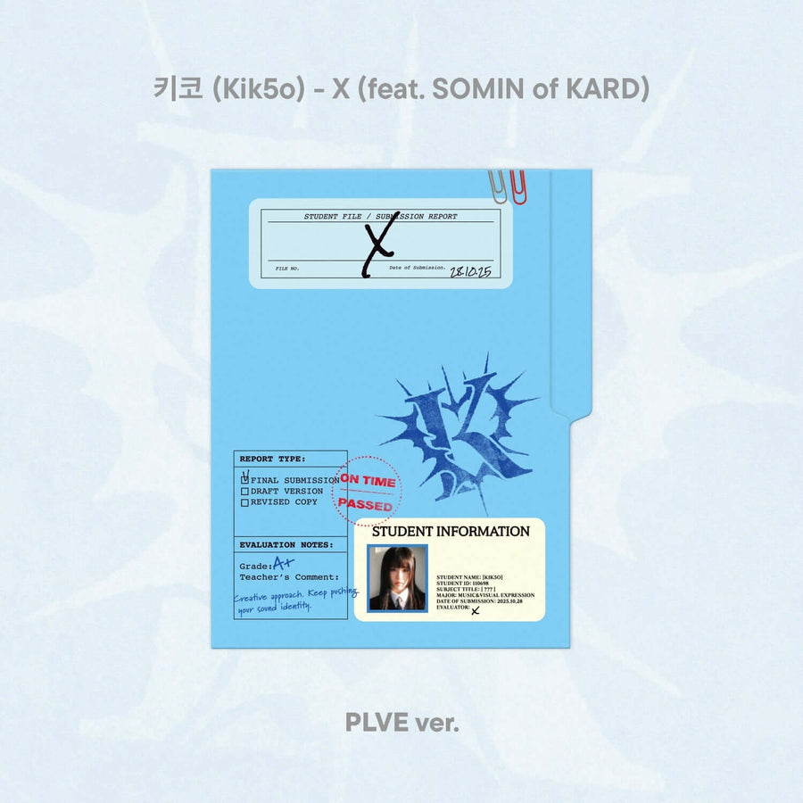 KIK5O - (Kik5o)- X (feat. SOMIN of KARD) (PLVE) - Album Kpop
