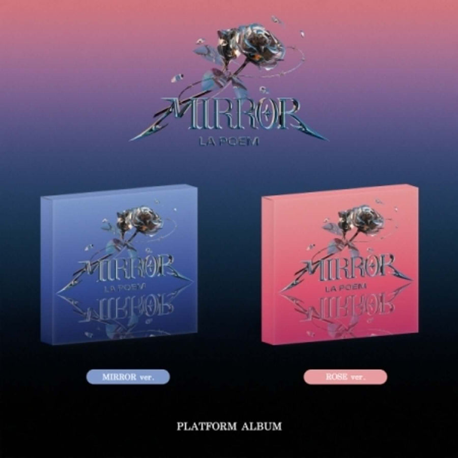 LA POEM - [MIRROR] (MIRROR ver. / ROSE ver.) (Platform Ver.) (Set of 2) - Album Kpop