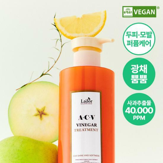 LADOR ACV Vinegar Shampoo 430ml disponible sur Ma petite Coree, ton Eshop 100% K-beauty en direct de Seoul