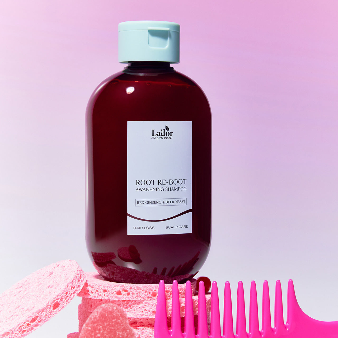 LADOR Root Reboot Shampoo | 4 Targeted Anti-Hair Loss Formulas – Ma ...
