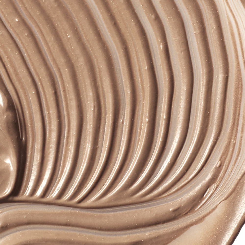 LAKA Pixi Brow Cara 8g, texture crème beige sur fond maquillage, gros plan de produit LAKA.