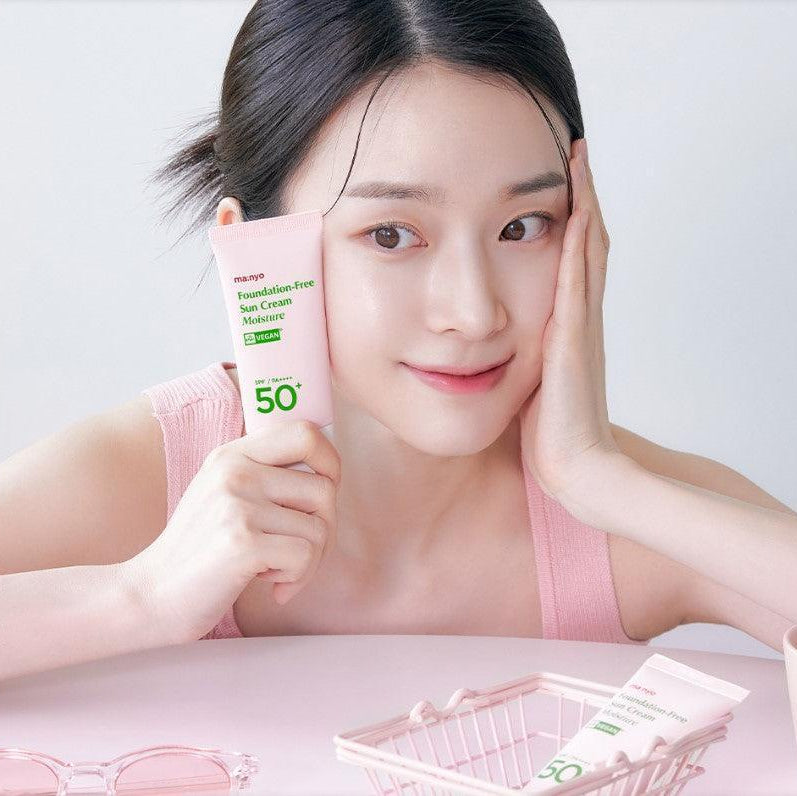 MA:NYO Vegan Foundation-Free Sun Cream Moisture SPF 50+ 50ml