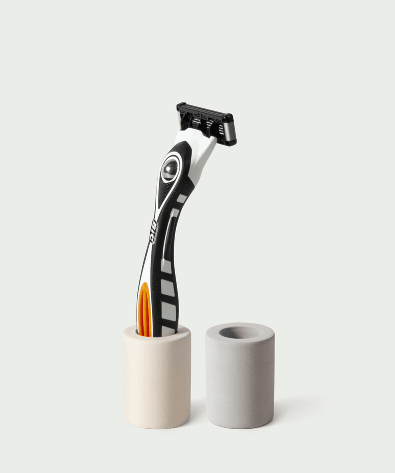 LAZY SOCIETY Diatomaceous Earth Mini Holder, support pour brosse/produit, marque LAZY SOCIETY sur fond clair, vue produit