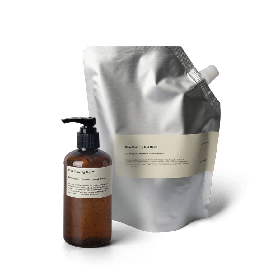 LAZY SOCIETY Shaving Gel Refil Set 250ml+500ml
