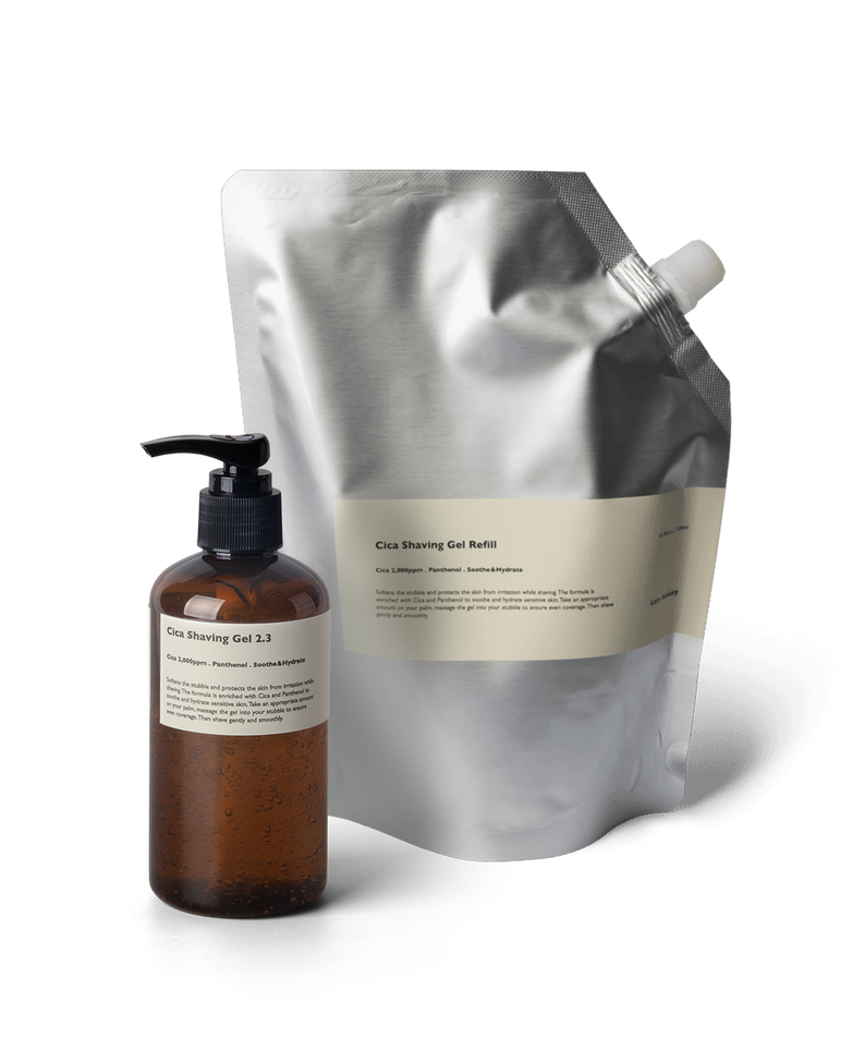LAZY SOCIETY Shaving Gel Refil Set 250ml+500ml