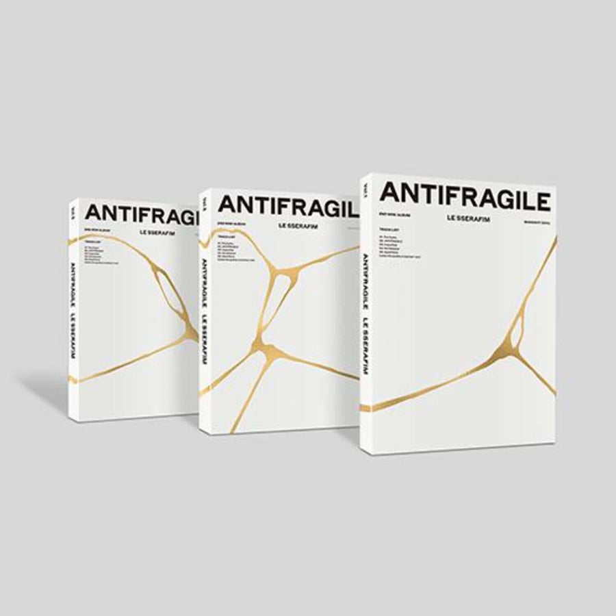 LE SSERAFIM - 2nd [ANTIFRAGILE] (Set of 3) - Album Kpop