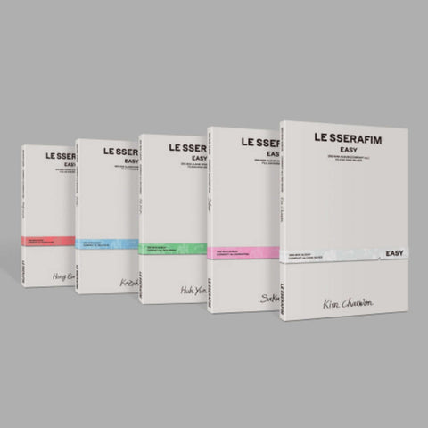 LE SSERAFIM - 3rd Album [EASY] (COMPACT ver.) (Random 1 of 5) - Album Kpop