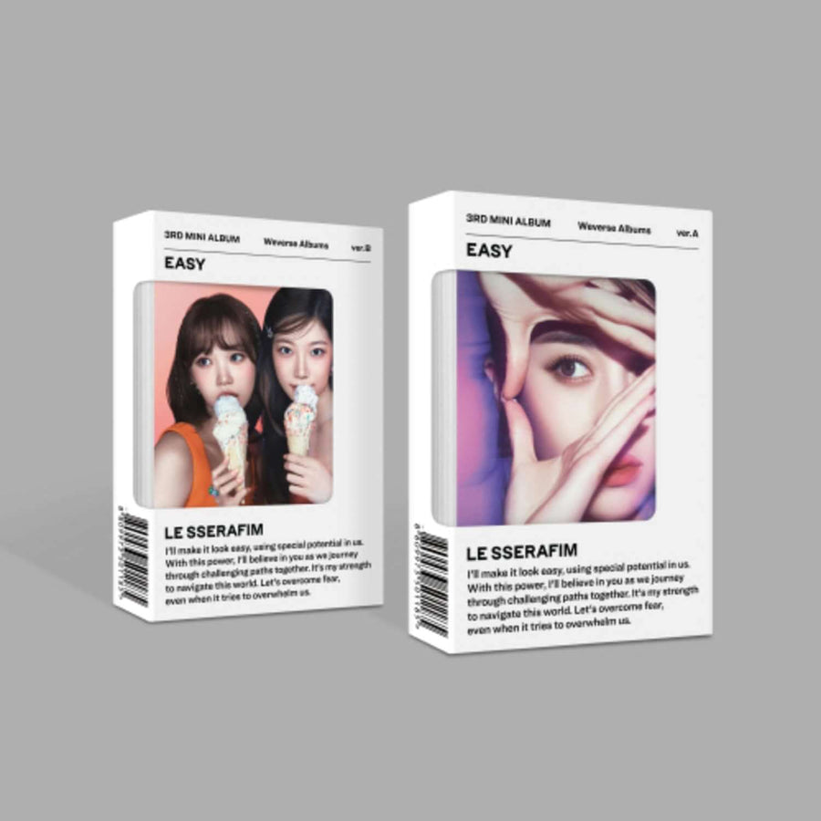 LE SSERAFIM - 3rd Album [EASY] (Weverse Albums ver.) (Set of 2) - Album Kpop
