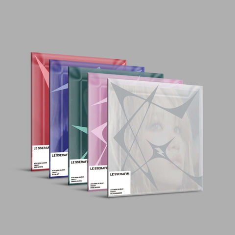 LE SSERAFIM - 4th Mini Album 'CRAZY' (COMPACT ver.) (Random 1 of 5) - Album Kpop