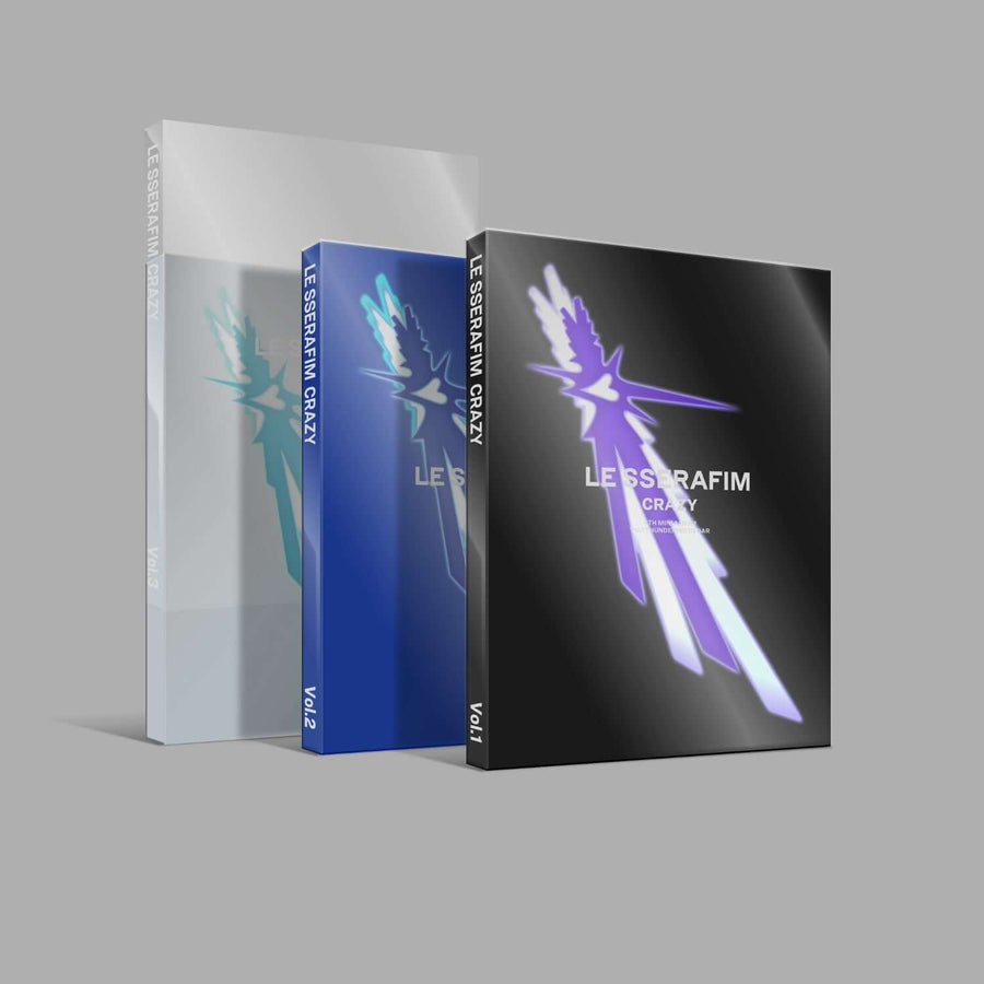 LE SSERAFIM - 4th Mini Album 'CRAZY' (Set of 3) - Album Kpop