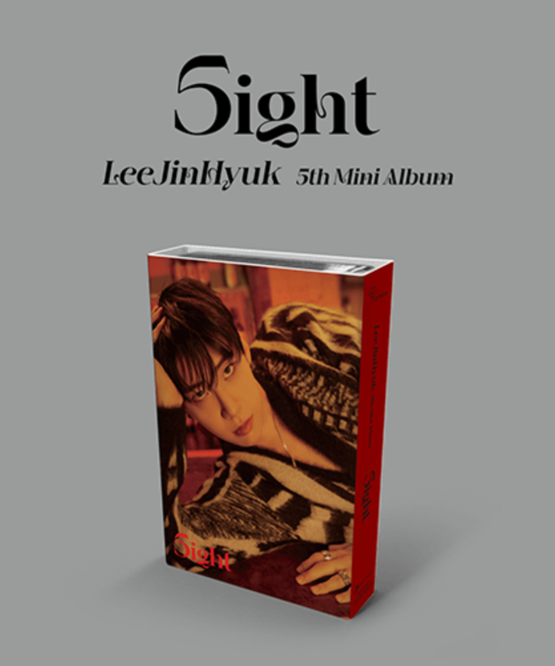 LEE JINHYUK - [5ight] (5th ) (NemoAlbum Ver.) - Album Kpop, boîtier gris avec photo studio, marque Lee Jinhyuk