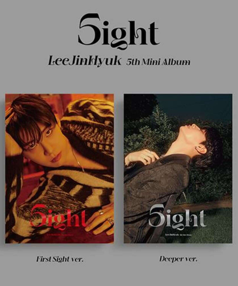LEE JINHYUK - [5ight] (5th ) (Set of 2) - Album Kpop, coffret 2 versions First et Deeper, visuels avec photos du membre