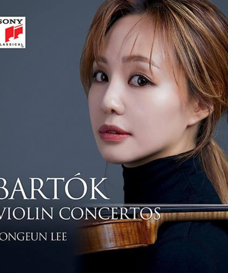LEE JONG EUN - [VIOLIN CONCERTO NOS.1 & 2] - Album Kpop : portrait violoniste, affiche style classique, Sony Classical en arrière-plan.