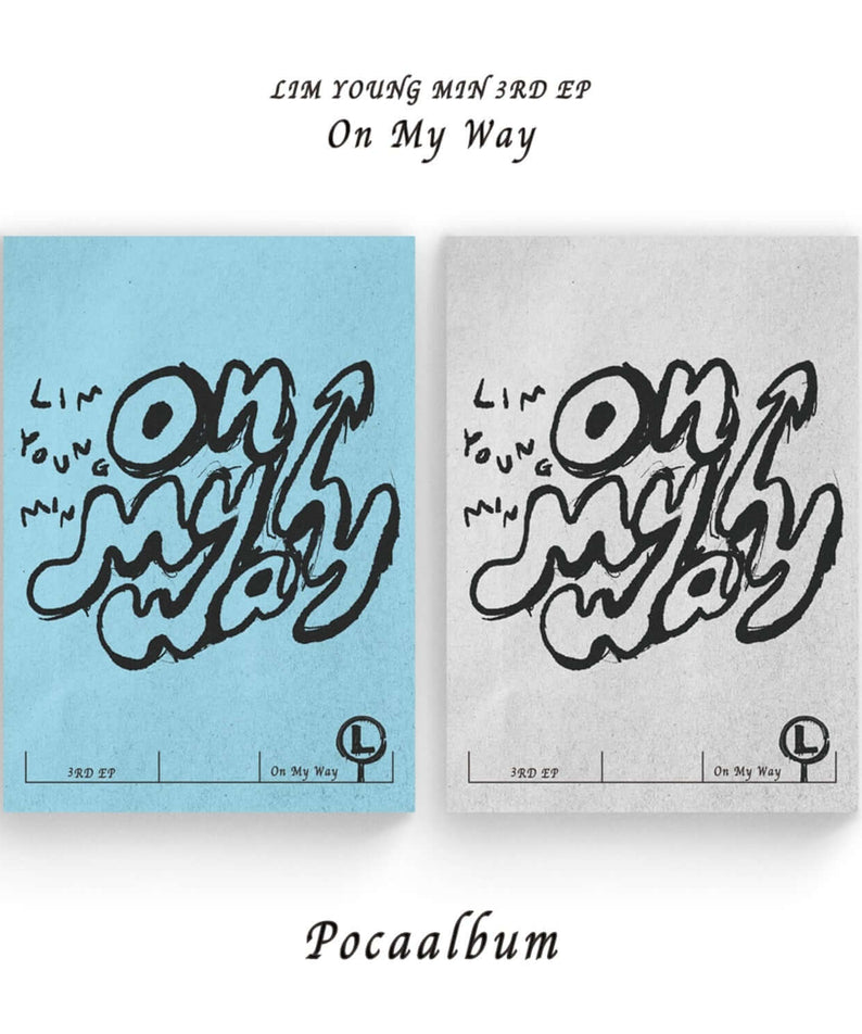 LIM YOUNGMIN - 3RD EP [On My Way] (Day Ver. / Night Ver.) [POCAALBUM] (Set of 2) : coffret album Kpop, Day/Night visuels