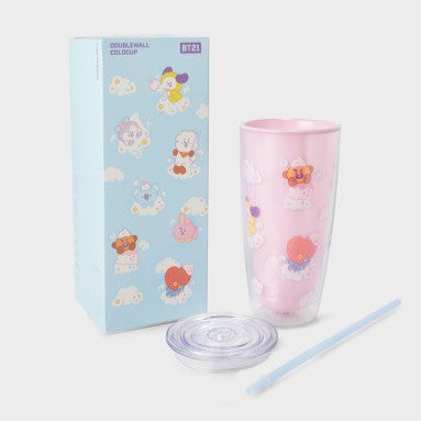 LINE FRIENDS BT21 On The Cloud Edition Cup Holder 720ml en stock sur Ma Petite Corée