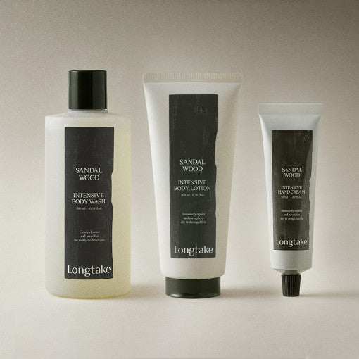 LONGTAKE Body 3 piece set (Body Lotion, Body Wash, Handcream) disponible sur Ma petite Coree, ton Eshop 100% K-beauty en direct de Seoul