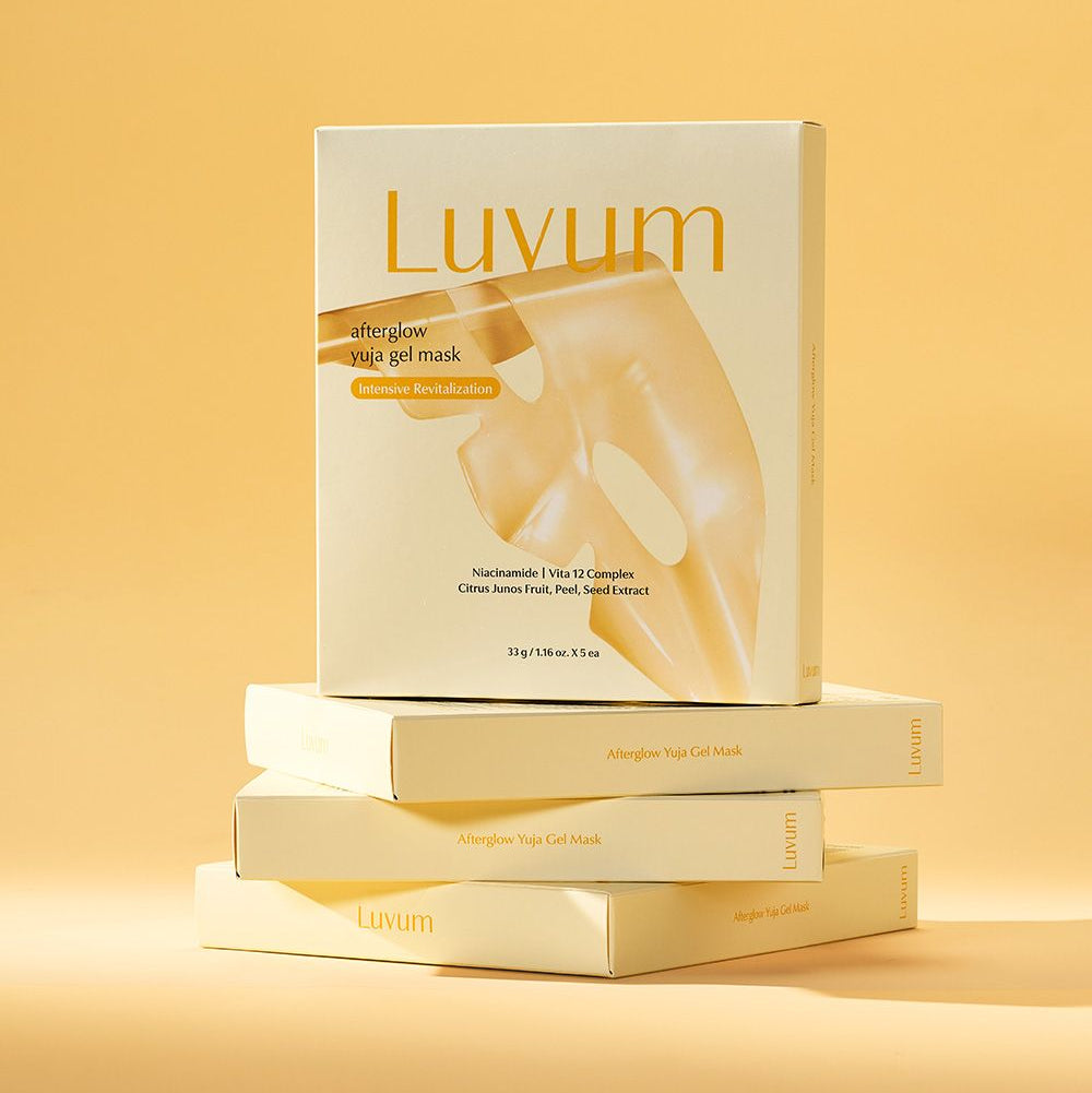 LUVUM Afterglow Yuzu Gel Mask 5 Sheets