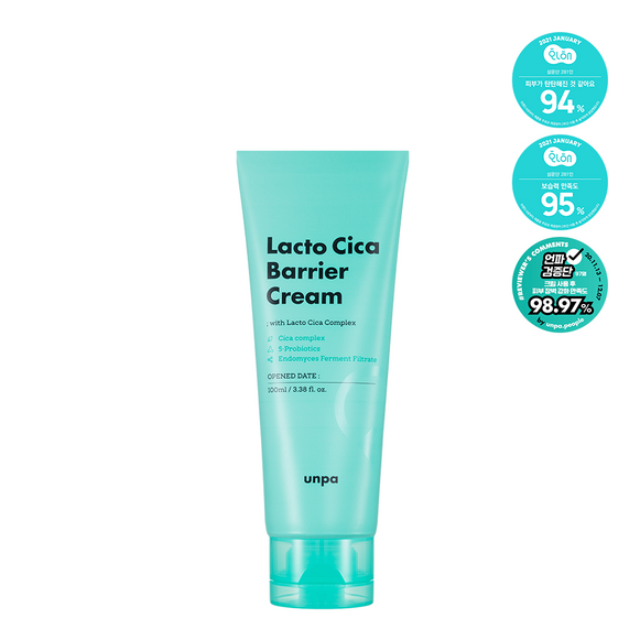 UNPA Lacto Cica Barrier Cream 100ml en stock sur Ma Petite Corée