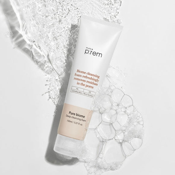 MAKE P:REM Pure Biome Deep Cleansing Foam 150ml en stock sur Ma Petite Corée