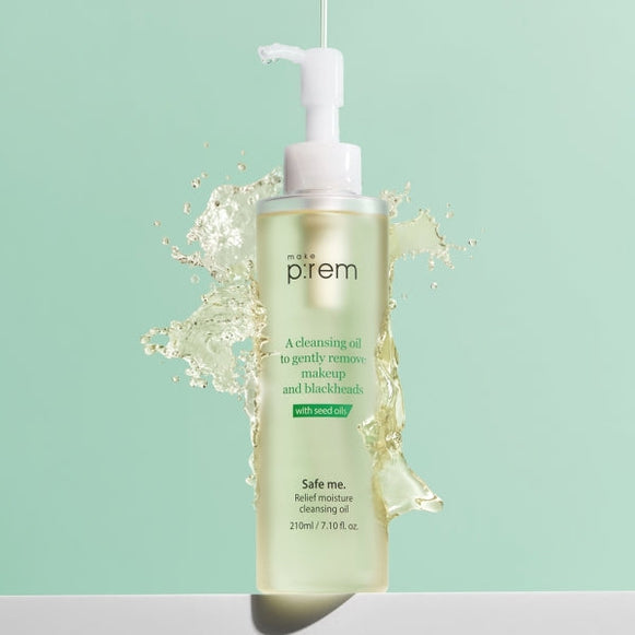 MAKE P:REM Safe Me Relief Moisture Cleansing Oil 210ml en stock sur Ma Petite Corée